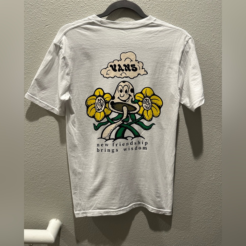 Vans Mushroom and Flower graphic Tee
